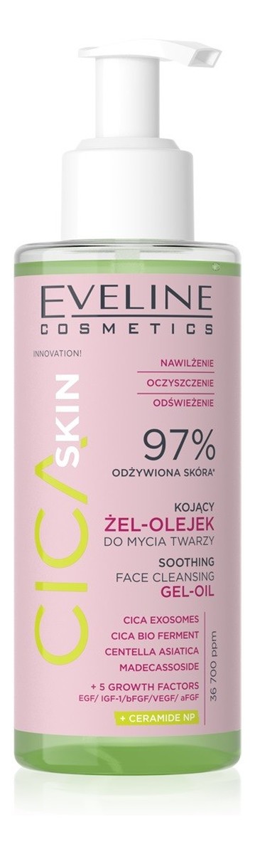 Kojący żel-olejek do mycia twarzy