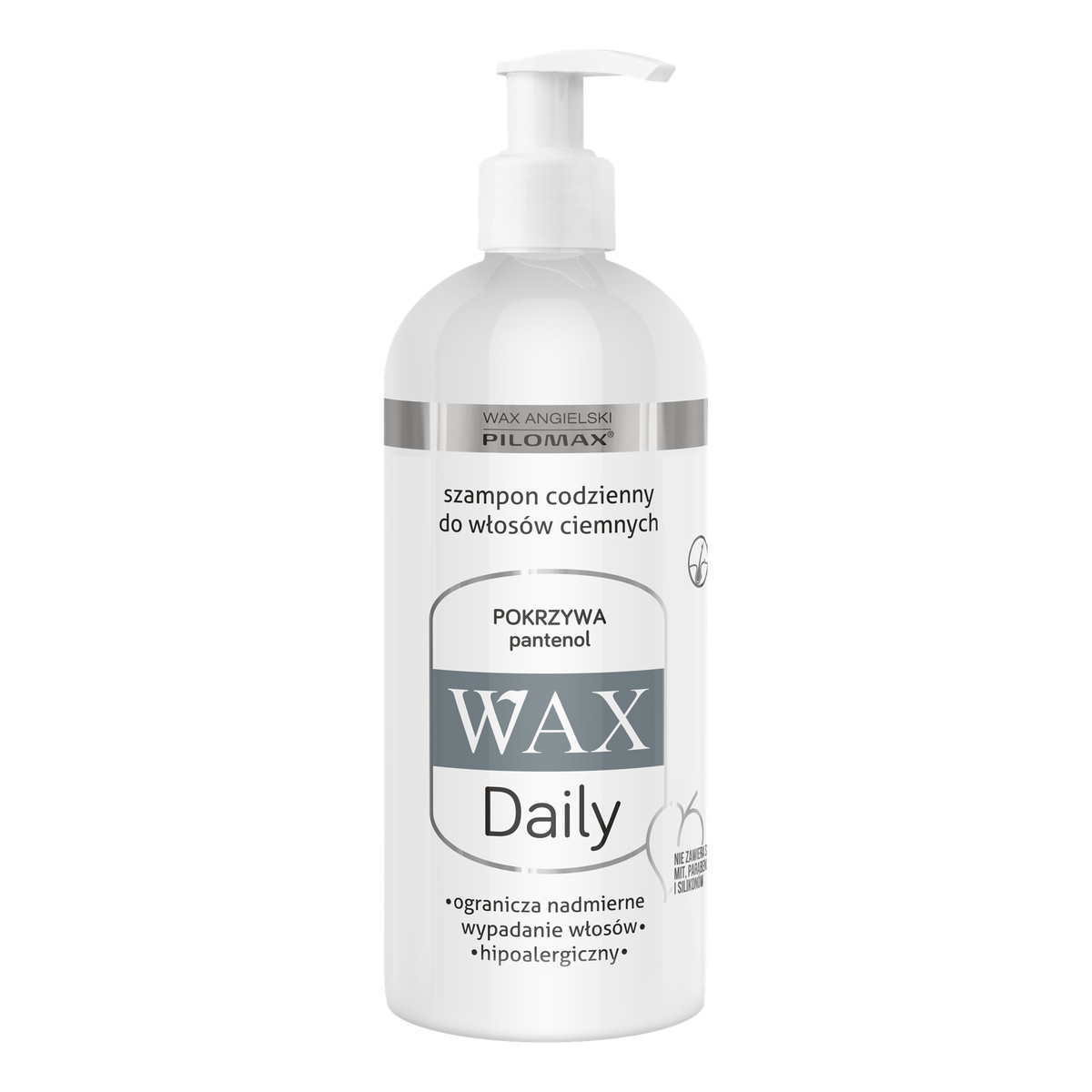 Pilomax Wax Daily Szampon Codzienny Do Włosów Ciemnych 400ml