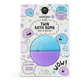 Kids twin bath bomb podwójna kula do kąpieli dla dzieci blue/violet