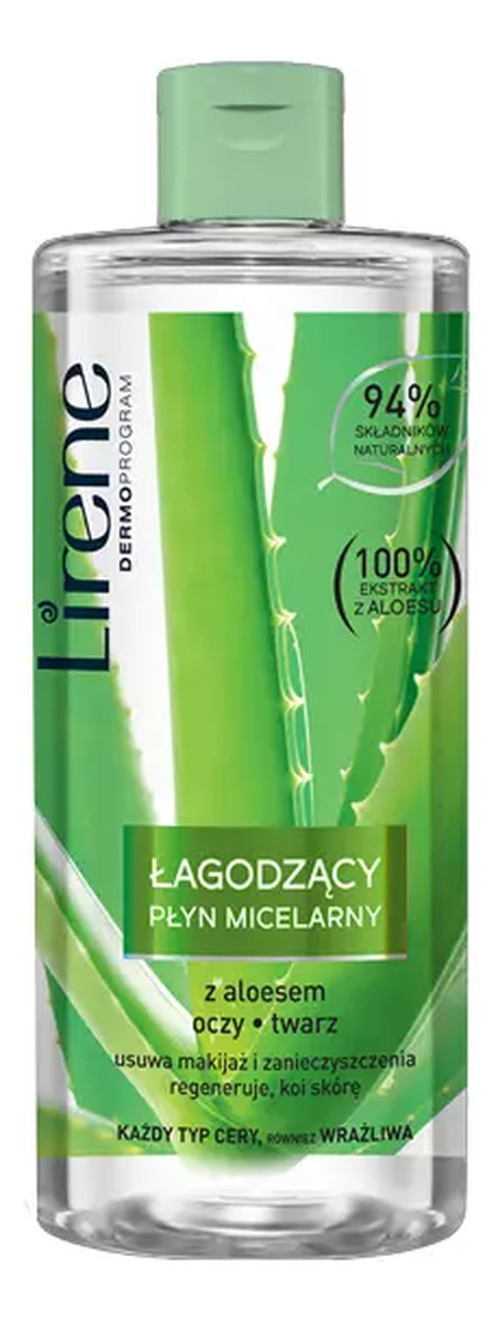 Łagodzący płyn micelarny z Aloesem