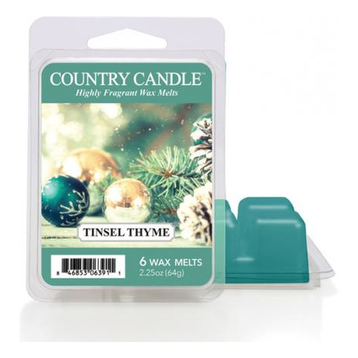 Country Candle Wax wosk zapachowy "potpourri" tinsel thyme 64g