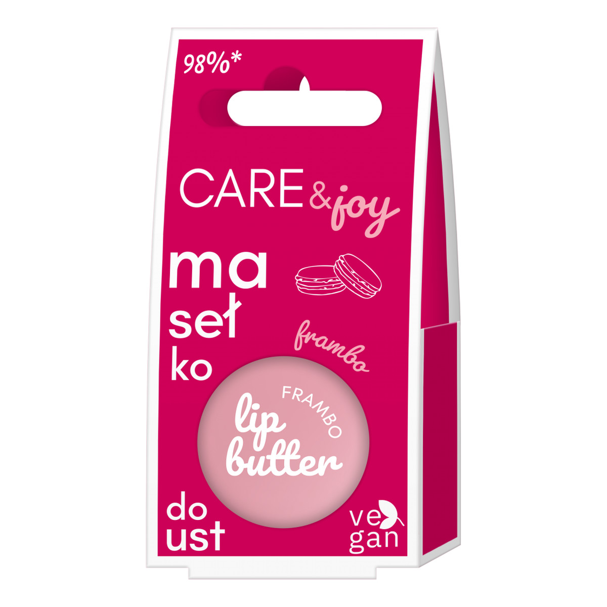 FlosLek Care&Joy Masełko do ust Frambo 10g