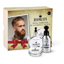 Zestaw #1 kosmetyków dla mężczyzn olejek do brody 50ml + wosk do wąsów 30ml + balsam do zarostu 30ml