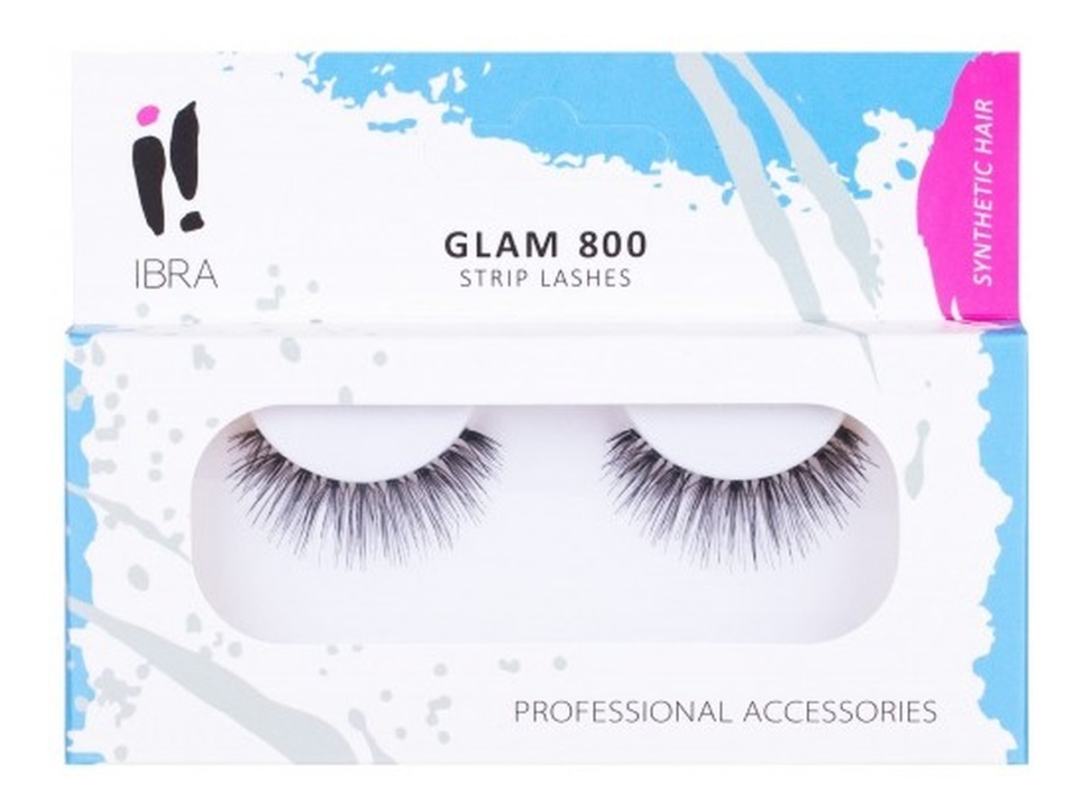 Para sztucznych rzęs na pasku Glam 800 Black