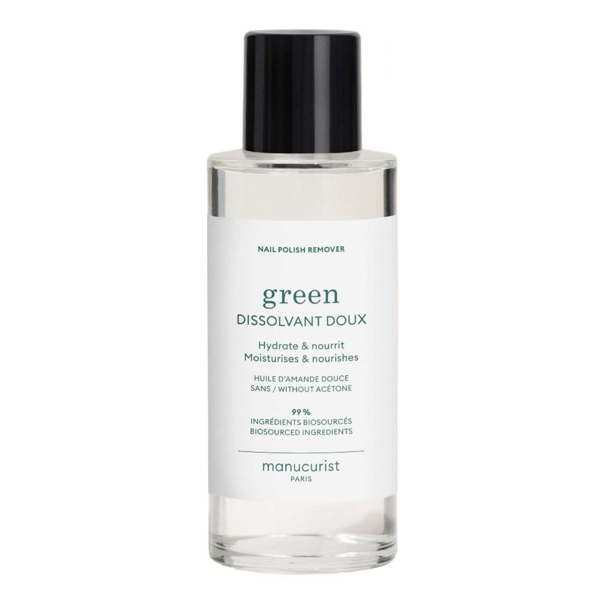Manucurist Green nail polish remover bezacetonowy zmywacz do paznokci 100ml
