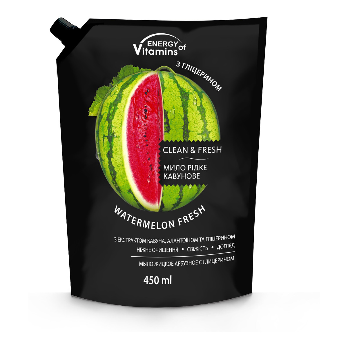 Energy of Vitamins Mydło w płynie Watermelon Fresh - uzupełnienie 450ml