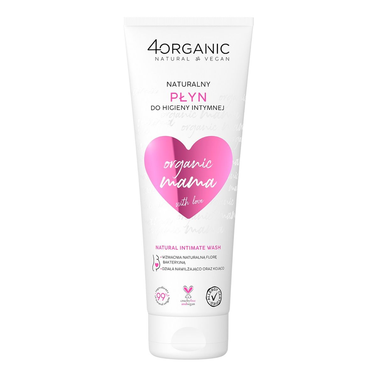 4organic Organic mama naturalny płyn do higieny intymnej 250ml