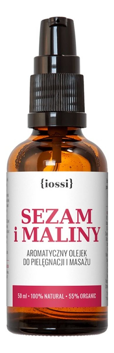 Sezam i Maliny Aromatyczny olejek przeciw rozstępom