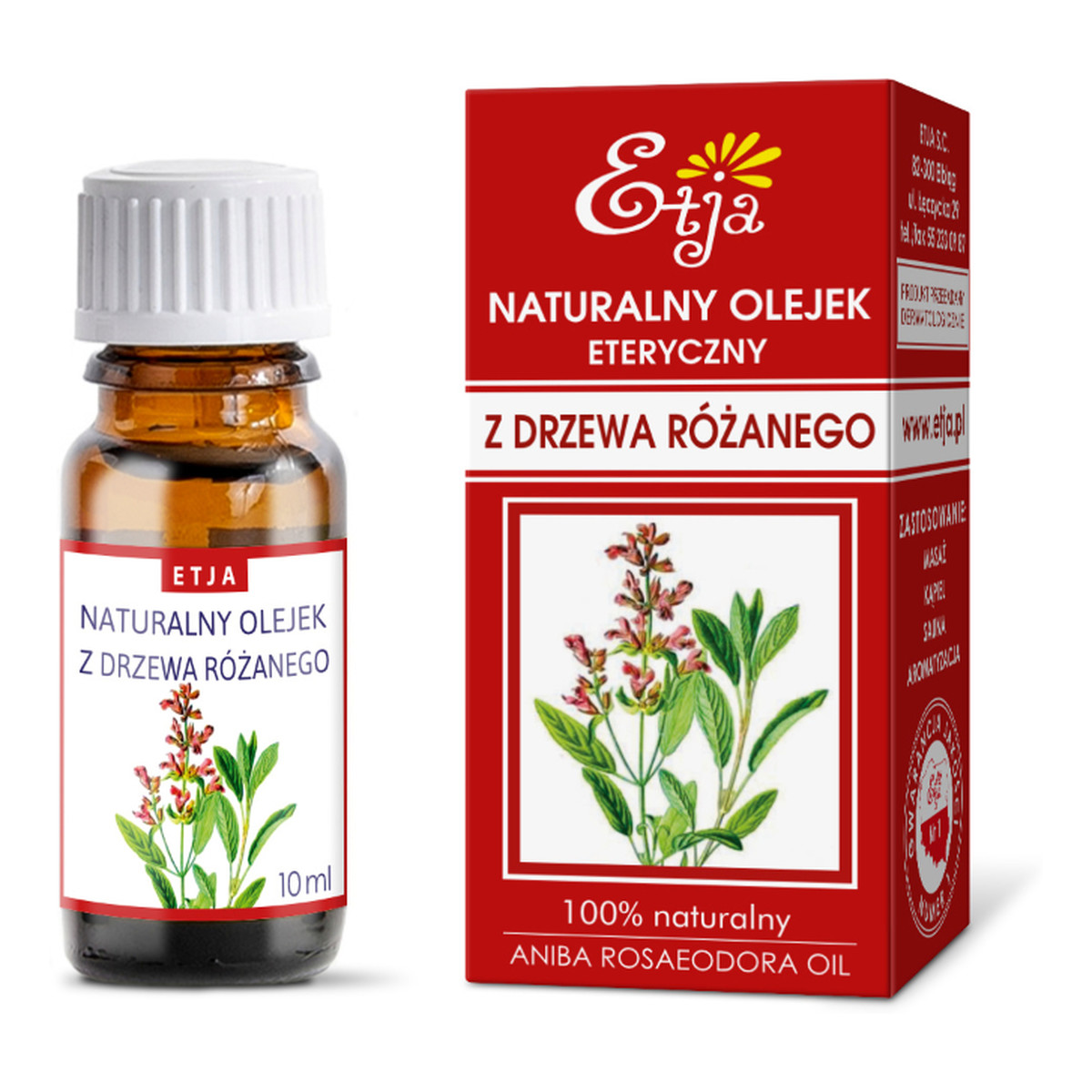 Etja Olejek eteryczny z drzewa różanego 10ml