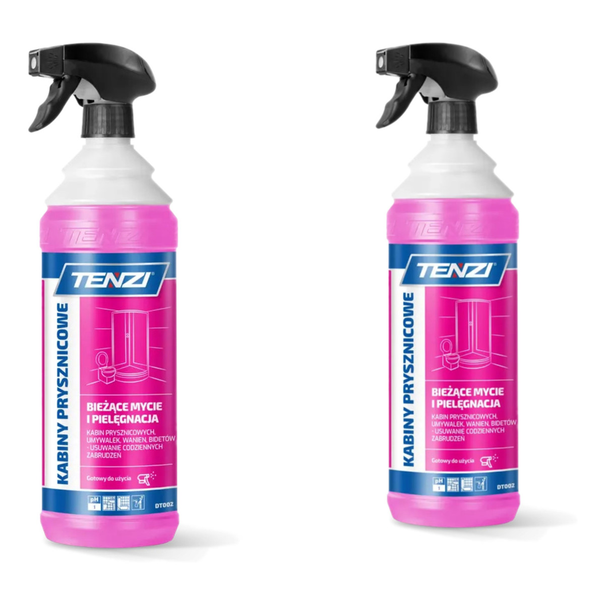 Tenzi Kabiny Prysznicowe Środek do czyszczenia kabin prysznicowych 2x1L