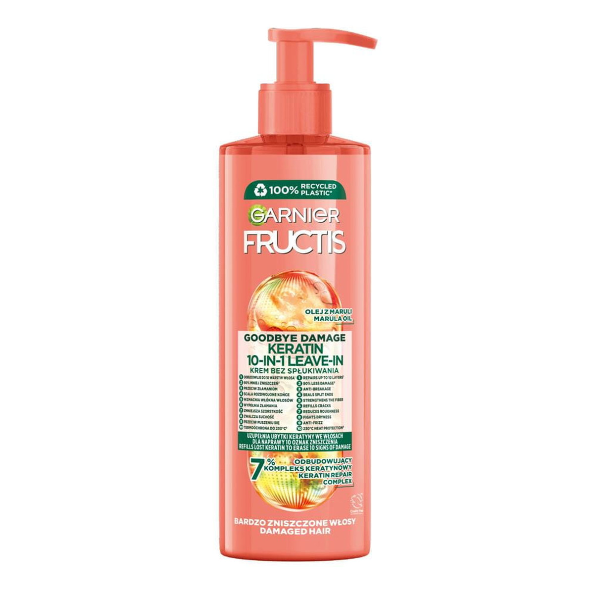 Garnier Fructis Goodbye Damage 10in1 All-In-One Leave-In Krem bez spłukiwania 400ml