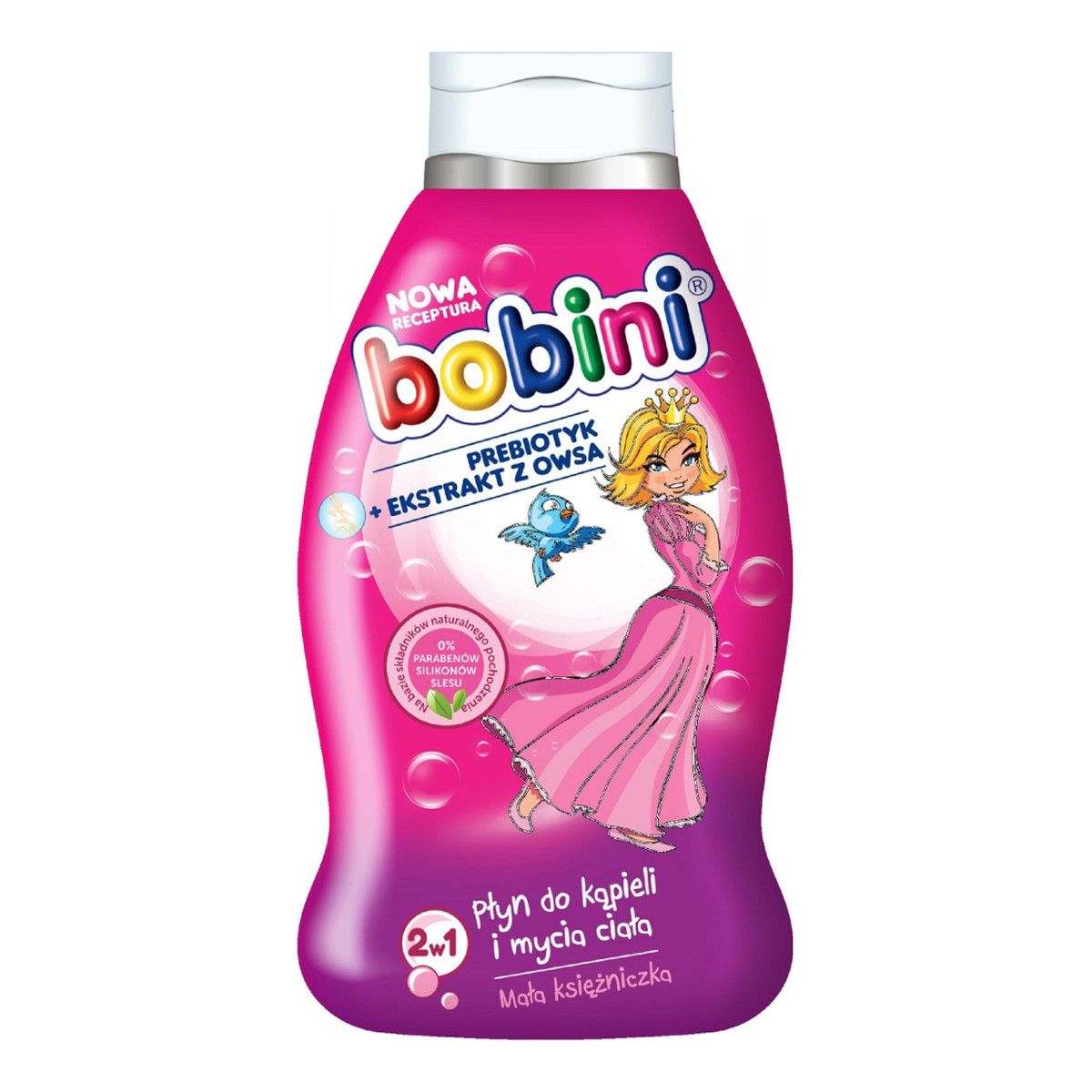 Bobini Mała księżniczka Płyn do kąpieli i mycia ciała 2w1 660ml