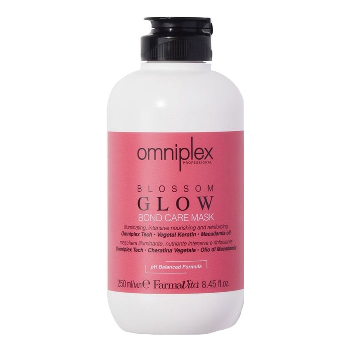 Farmavita Blossom Glow Bond Care Mask intensywnie regenerująca maska do włosów 250ml