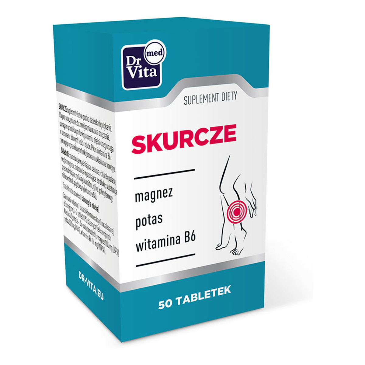 Dr Vita Skurcze magnez + potas + witamina b6 suplement diety 50 tabletek