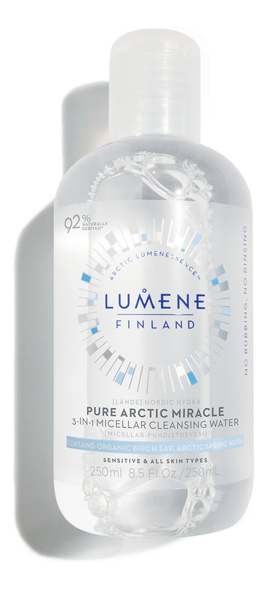 Nordic hydra lahde pure arctic miracle 3-in-1 cleansing water płyn micelarny do demakijażu twarzy