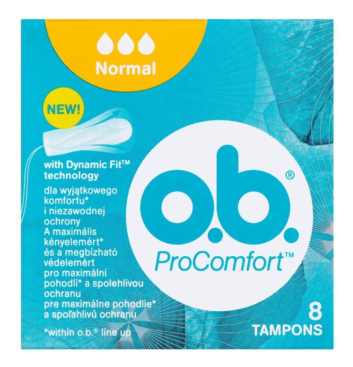 Normal Tampony 8 sztuk