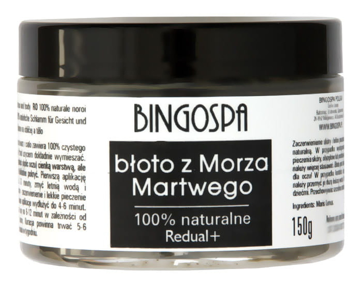 Błoto z morza martwego na trądzik i łojotok redual+