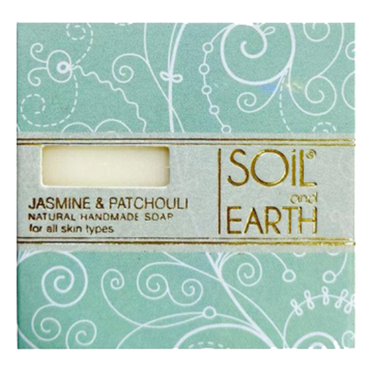 Soil and Earth Ręcznie robione mydło Jaśmin i Paczuli 100g