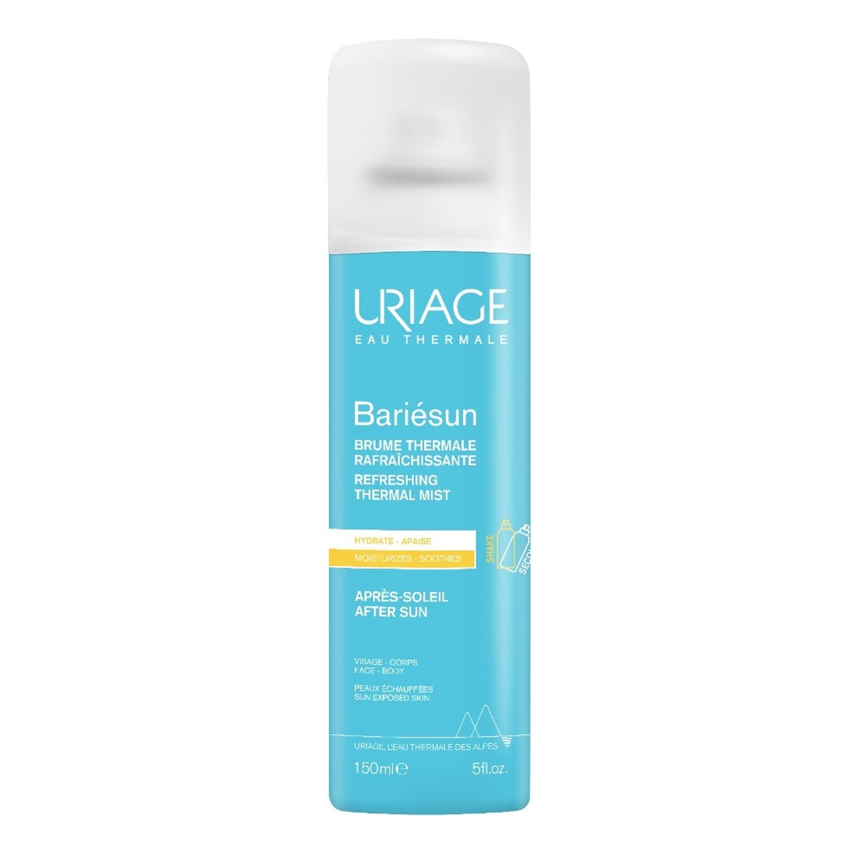 Uriage Bariesun refreshing thermal mist łagodzący spray po opalaniu 150ml