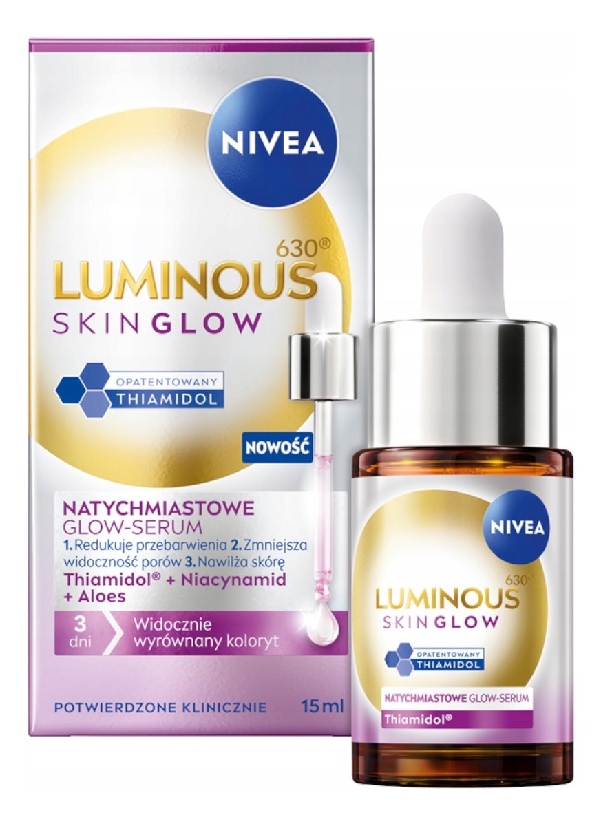 Luminous even glow serum