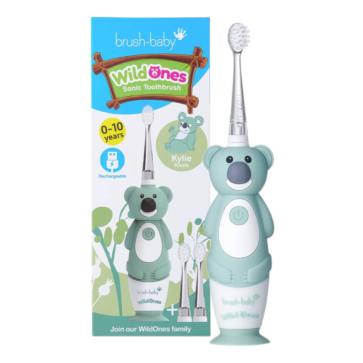 Brush-Baby Wildones szczoteczka soniczna dla dzieci 0-10l kylie koala