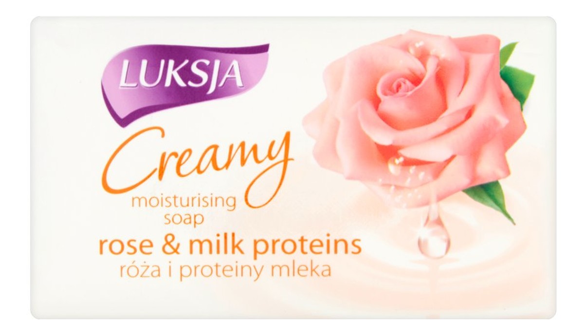 Kremowe mydło Róża i proteiny mleka