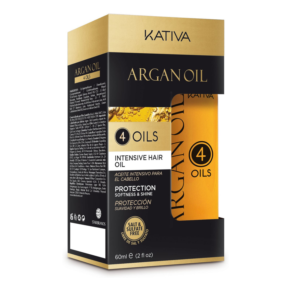 Kativa Argan Olejek do włosów - 4 Oils 60ml