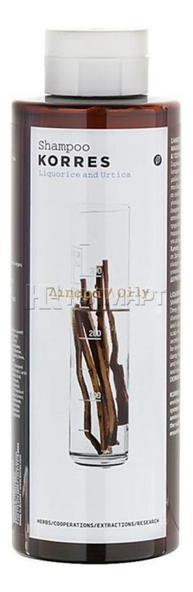Shampoo for oily hair with liquorice and urtica szampon z wyciągiem z lukrecji i pokrzywy do włosów przetłuszczających się