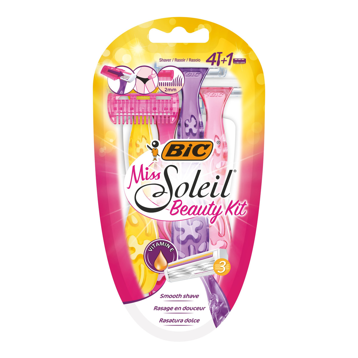 Bic Maszynka do golenia Miss Soleil Beauty Kit 4+1