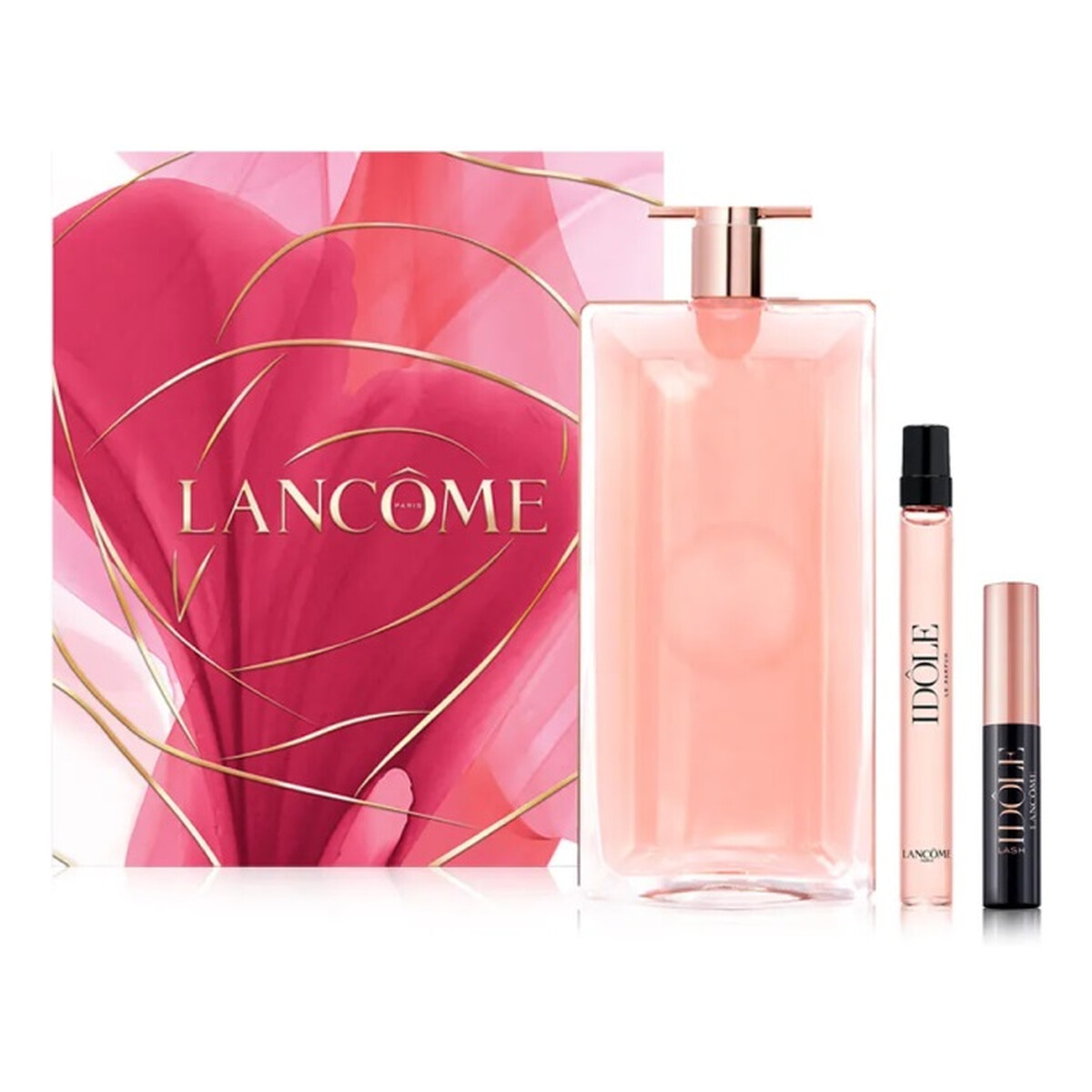 Lancome Idole Zestaw woda perfumowana spray 50ml + woda perfumowana spray 10ml + mini tusz do rzęs 2ml
