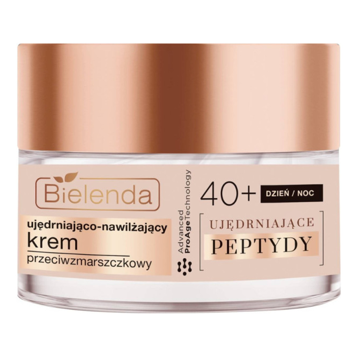 Bielenda Ujędrniające Peptydy Ujędrniająco-nawilżający krem przeciwzmarszczkowy na dzień i noc 40+ 50ml