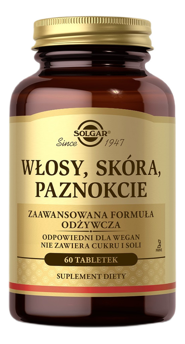 Włosy skóra paznokcie suplement diety 60 tabletek