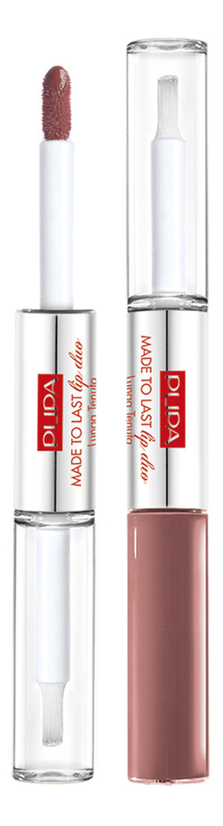 Lip Duo Liquid Lip Colour Colour & Topcoat Waterproof Long Lasting Wodoodporna pomadka w płynie 2x4ml
