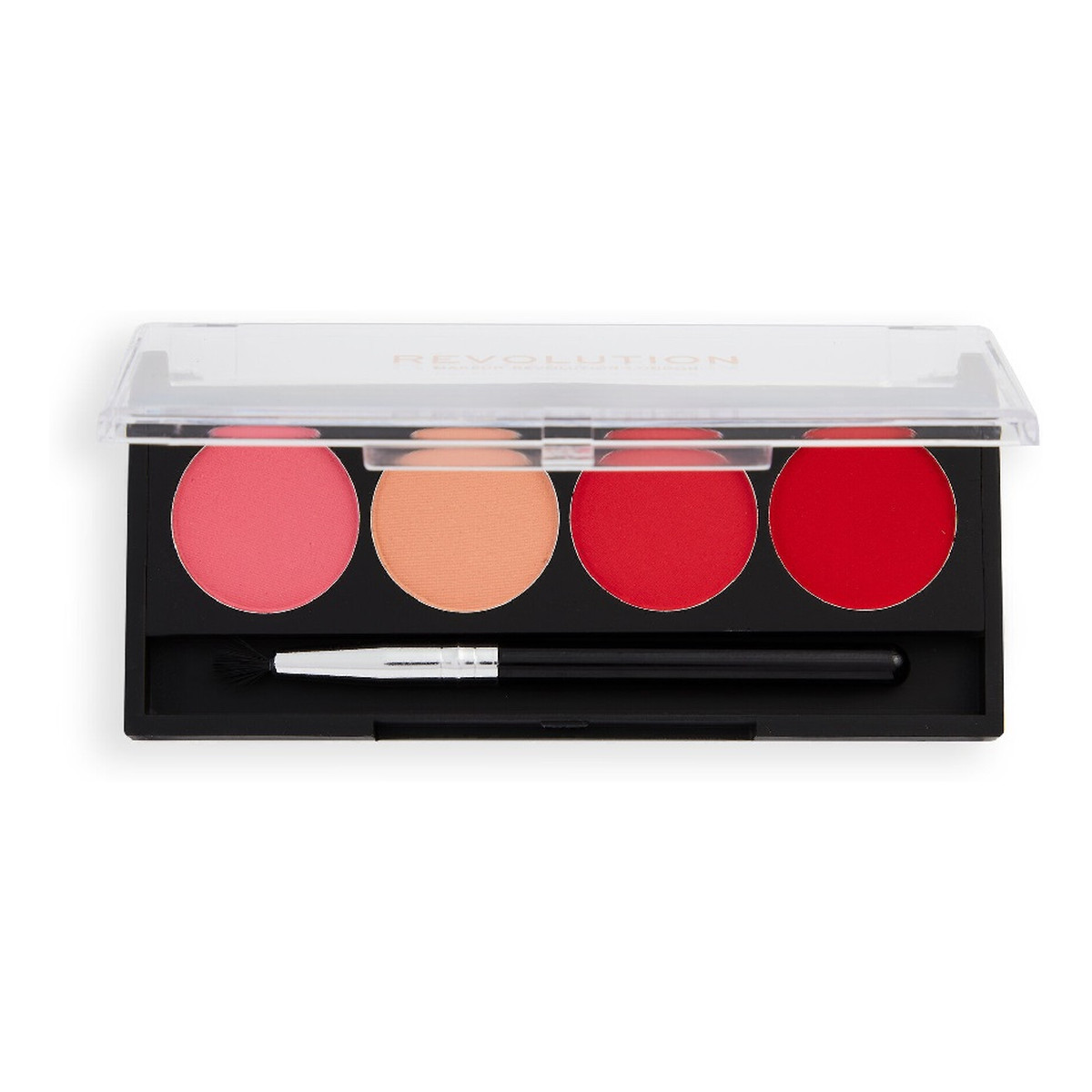 Makeup Revolution Water Activated Graphic Liner Palettes paleta eyelinerów z pędzelkiem Pretty Pink 5g