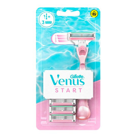 Gillette venus start maszynka do golenia dla kobiet + 3 wkłady wymienne