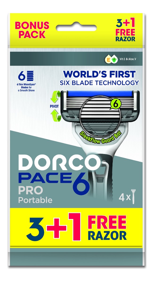 Maszynka do golenia jednorazowa 6 ostrzy