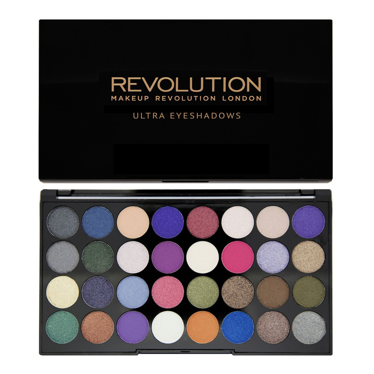 Makeup Revolution 32 Shade Eyeshadow Palette Eyes Like Angels Paleta 32 Cieni Do Powiek 16g