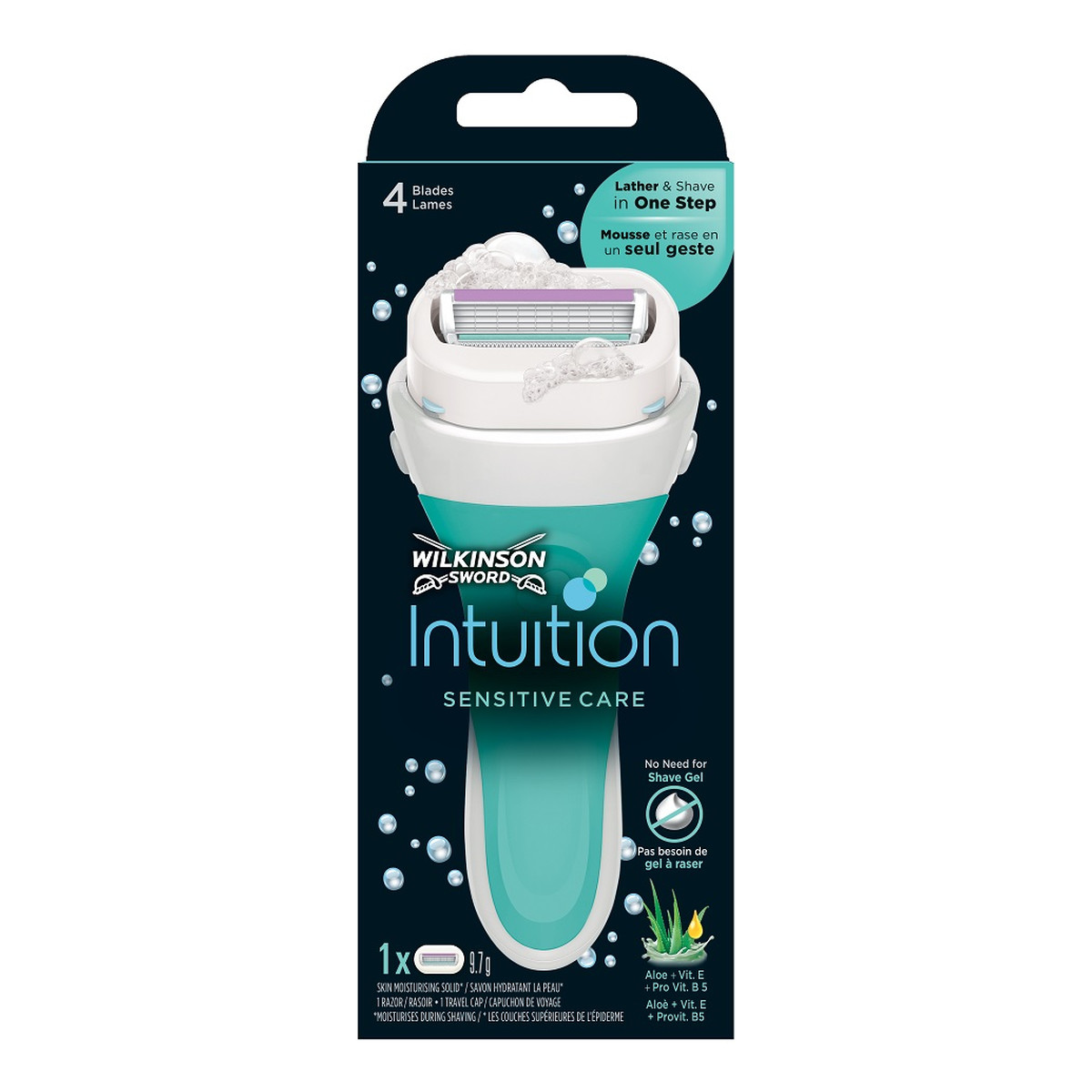 Wilkinson Intuition sensitive care maszynka do golenia z wymiennymi ostrzami dla kobiet 1szt