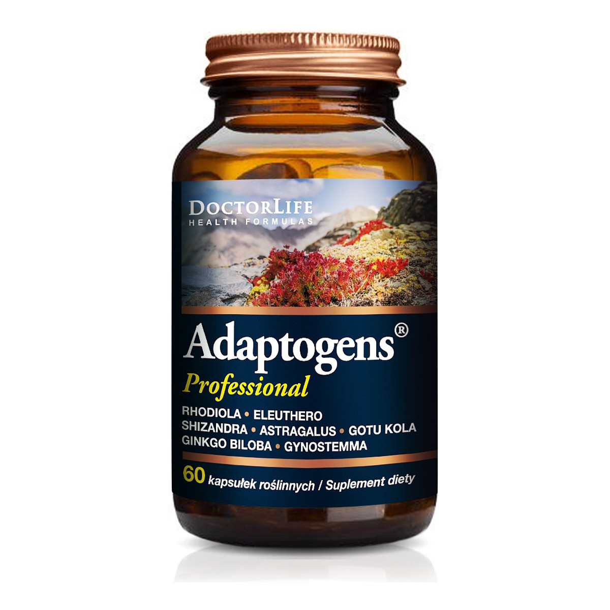 Doctor Life Adaptogens Professonal suplement diety 60 Kapsułek