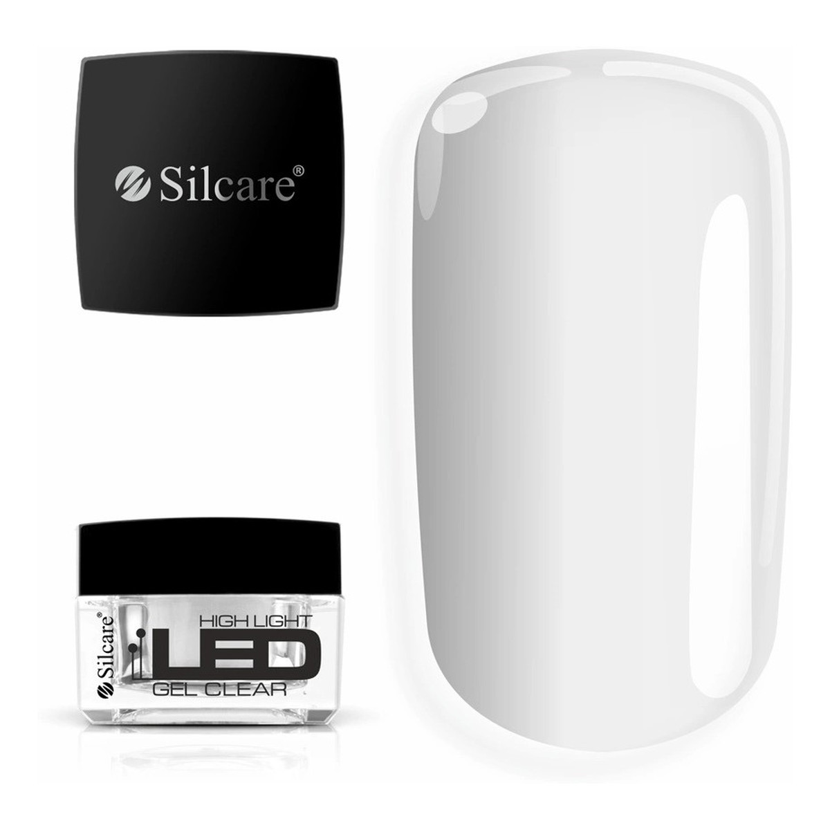 Silcare High Light LED Gel Clear jednofazowy Żel do paznokci 30g