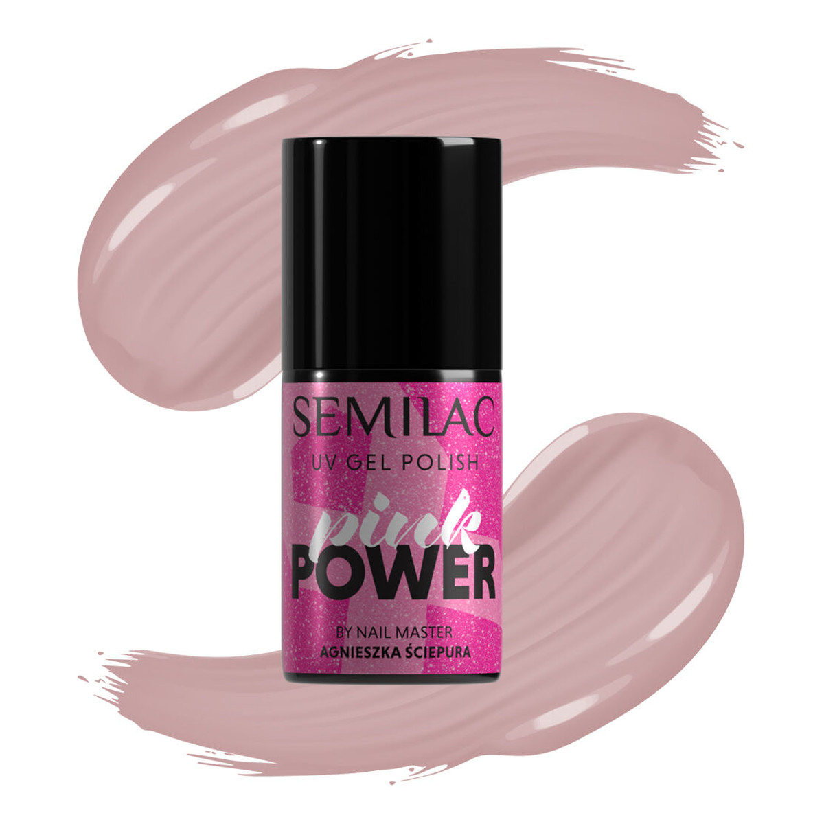 Semilac Pink power lakier hybrydowy do paznokci 7ml