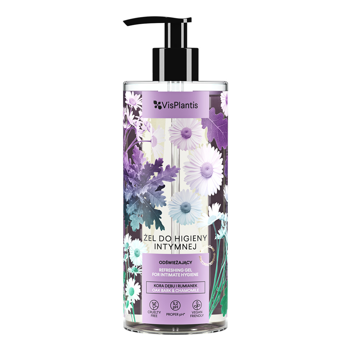 Vis Plantis Herbal Vital Care Żel do higieny intymnej Kora Dębu+Rumianek 300ml