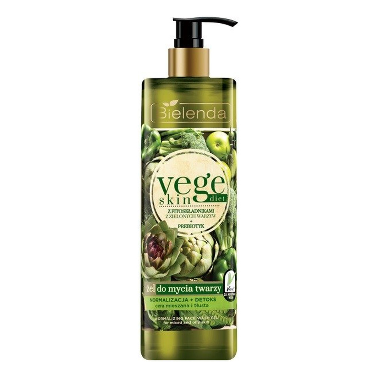 Bielenda Vege Skin Diet Żel do mycia twarzy normalizująco-detoksykujący 200g