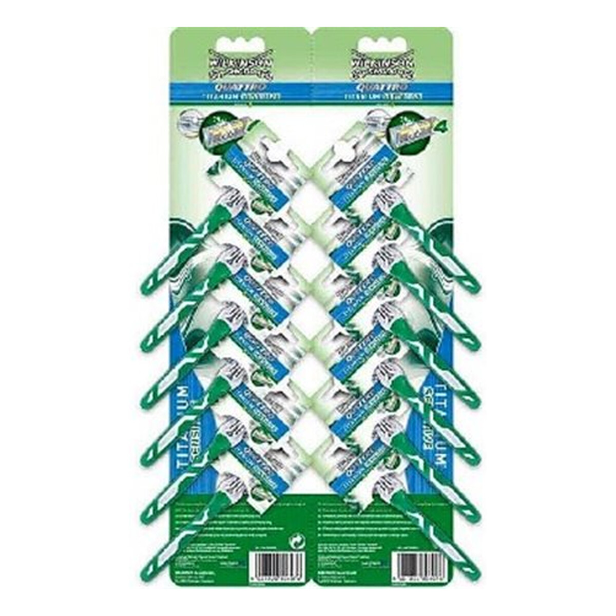 Wilkinson Quattro Maszynki do golenia Titanium Sensitive 12szt