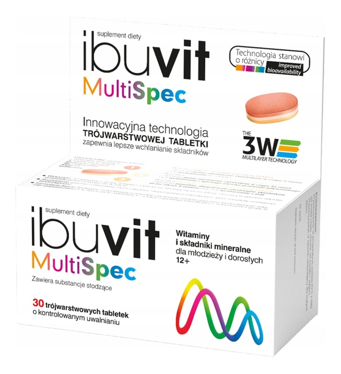 Multispec suplement diety z witaminami i minerałami 30 kapsułek