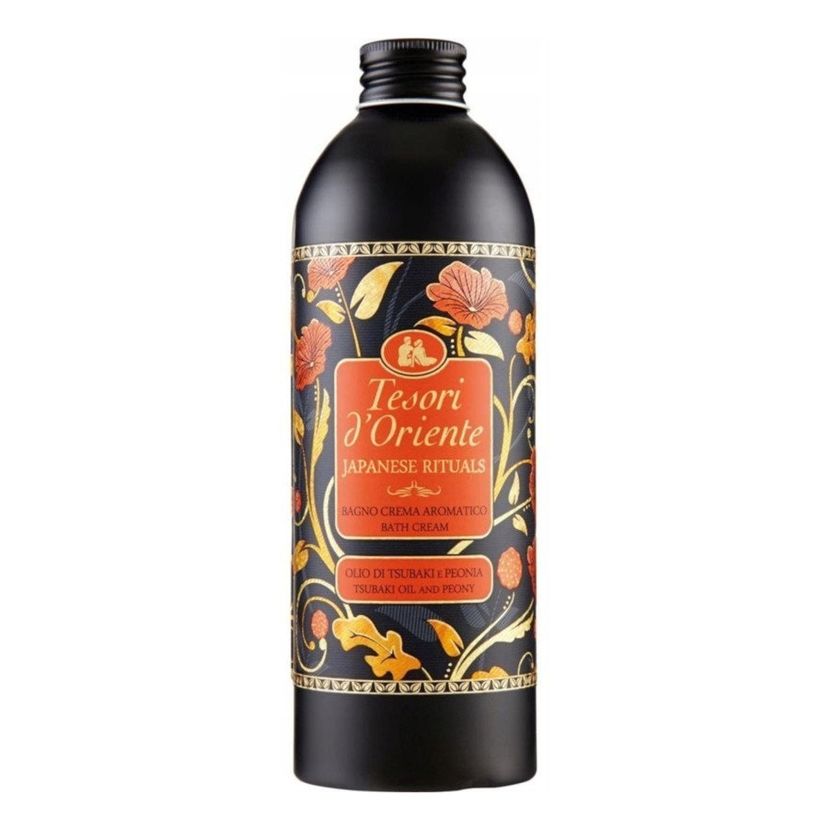 Tesori d'Oriente Japanese Rituals Kremowy płyn do kąpieli - Tsubaki Oil & Peony 500ml