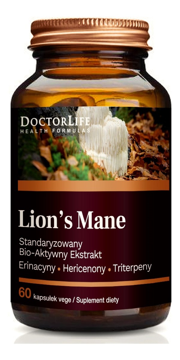 Lion's mane suplement diety 60 kapsułek