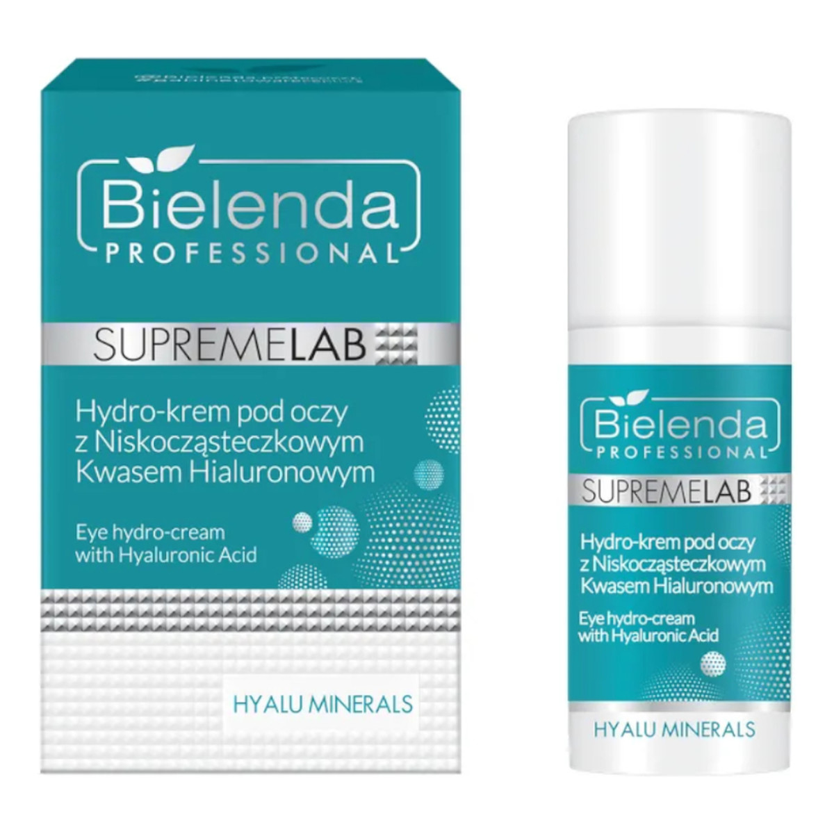 Bielenda Professional SUPREMELAB hyalu minerals hydro-krem pod oczy z kwasem hialuronowym 15ml