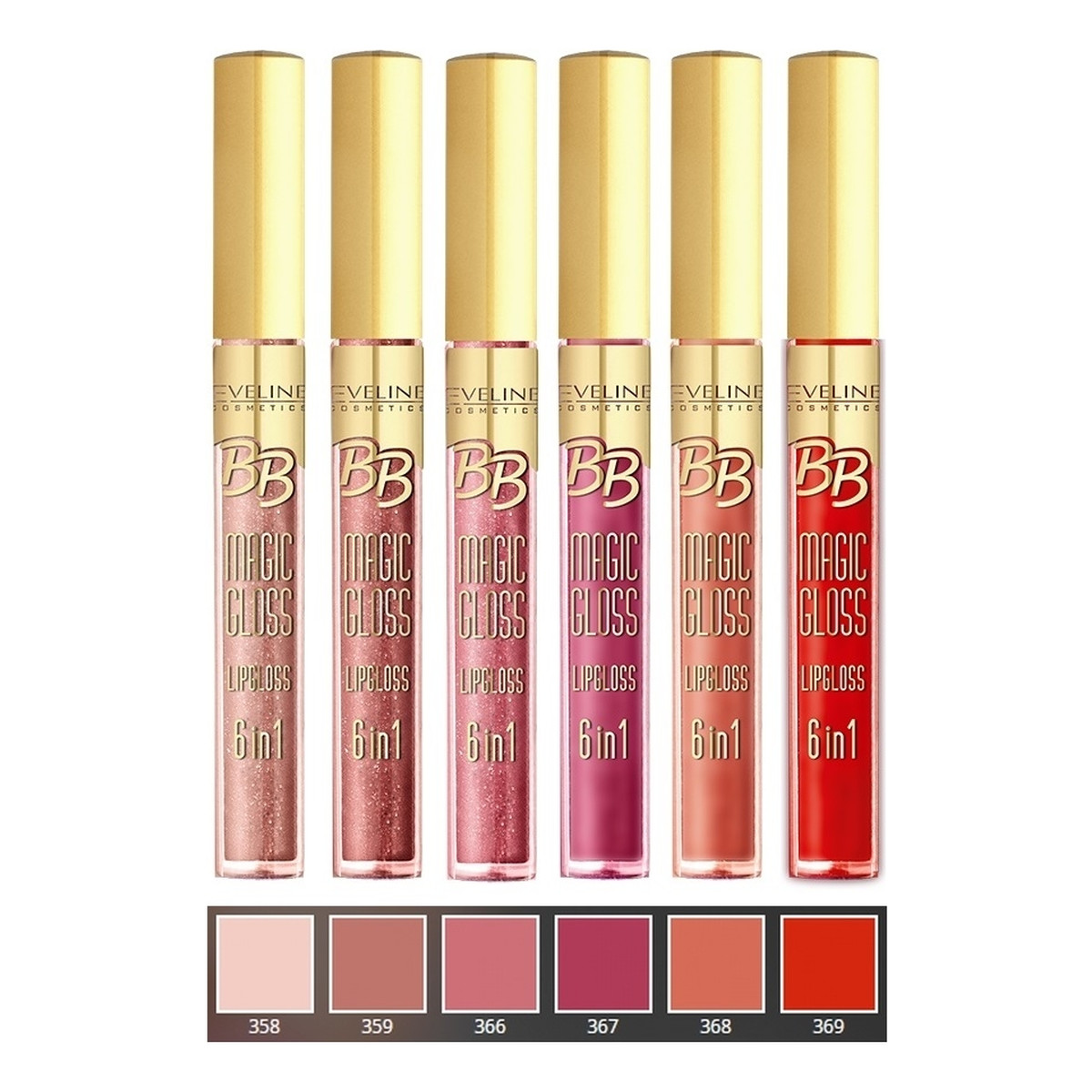 Eveline BB Magic Gloss Błyszczyk Do Ust 9ml