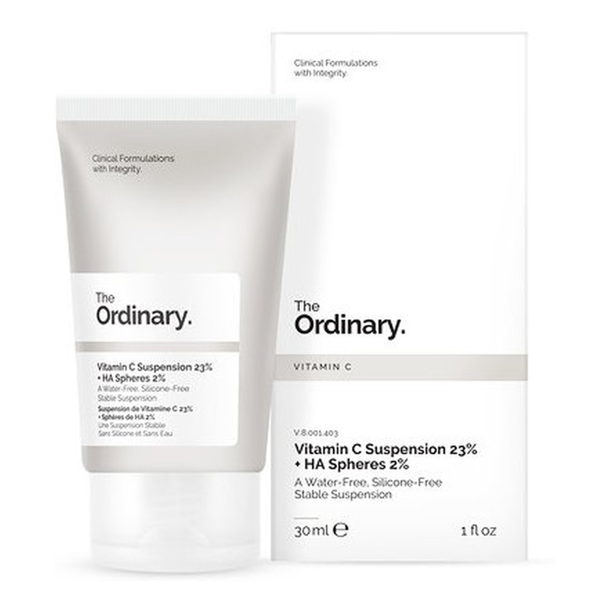 The Ordinary Vitamin C Suspension 23% + HA Spheres 2% Serum z 23% witaminą C i 2% kwasem hialuronowym 30ml
